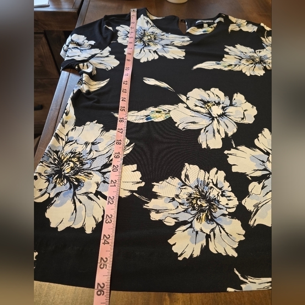 Karl Lagerfeld L floral blouse - Picture 7 of 9